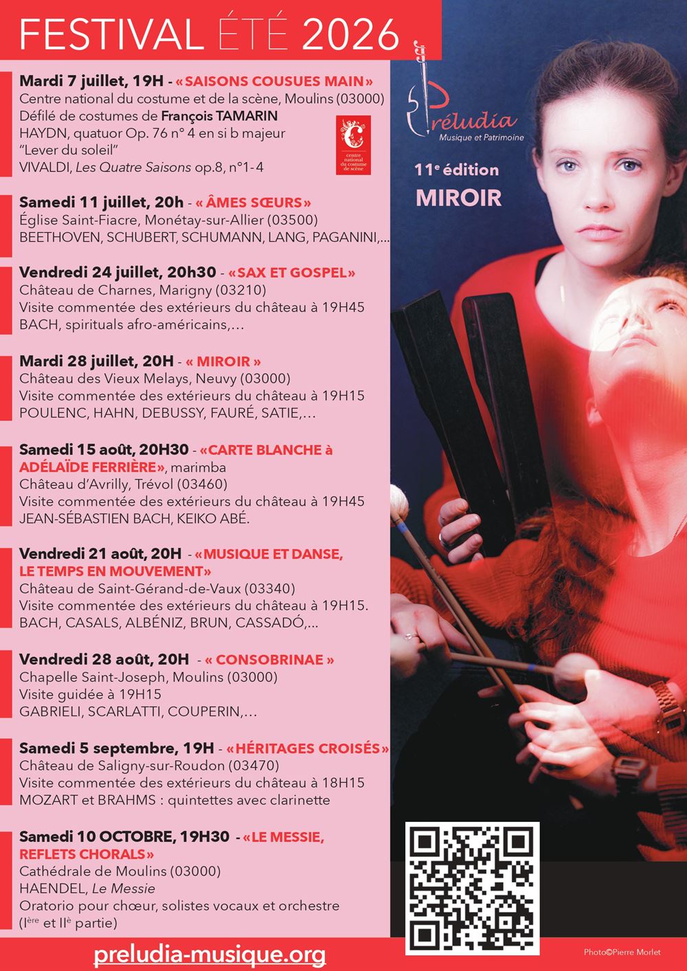 Affiche Festival de musique Préludia